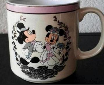 Beker Mickey en Minnie Mouse Bruidspaar beschikbaar voor biedingen
