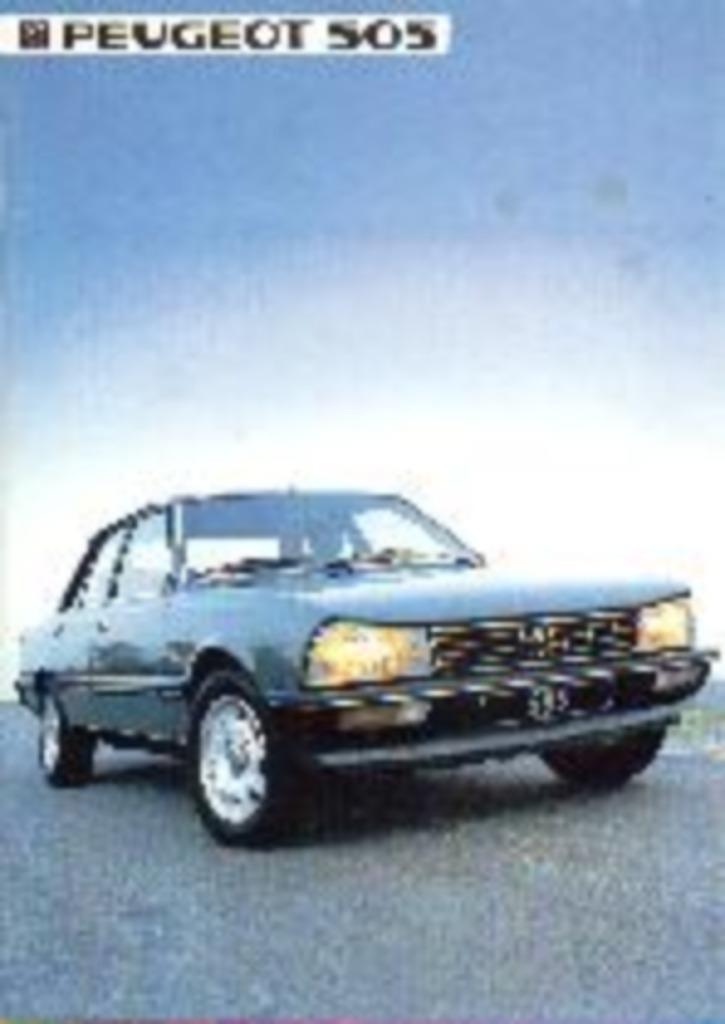 Peugeot 505 of 508 1e of 2e brochure/auto folder '81 - '18, Boeken, Auto's | Folders en Tijdschriften, Peugeot, Ophalen of Verzenden