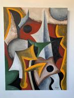 Schilderij olieverf op doek Vladimir Titov 80x60cm 2019, Antiek en Kunst, Ophalen of Verzenden