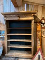 Stoer landelijke kast boekenkast showkast, Antiek en Kunst, Antiek | Meubels | Kasten, Ophalen
