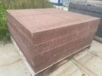 4 stuks Schellevis tegels Roodbruin 120x120x12 RESTPARTIJ, Nieuw, Beton, Ophalen, Terrastegels