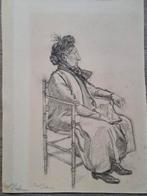 Tekening van Nel Bakema, Antiek en Kunst, Verzenden