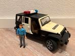 Bruder Jeep Wrangler Politieauto met licht en geluid, Ophalen of Verzenden, Gebruikt
