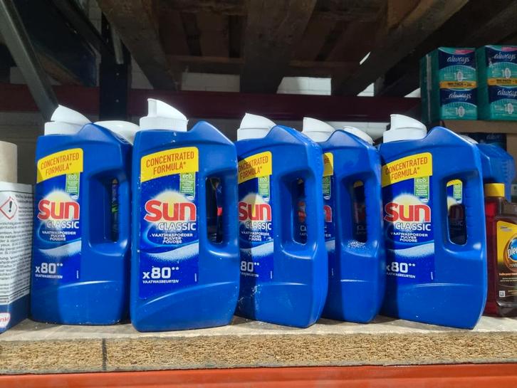 Sun vaatwaspoeder 80 wasbeurten 1,36 kg, Huis en Inrichting, Schoonmaakartikelen, Schoonmaakmiddel, Ophalen