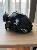 Custom DSI/AT Helm NJI IIIA, Ophalen of Verzenden, Marechaussee, Nederland, Helm of Baret