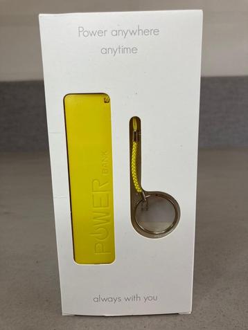 Powerbank 1000 mAh / 5V met sleutelhanger (NIEUW) beschikbaar voor biedingen