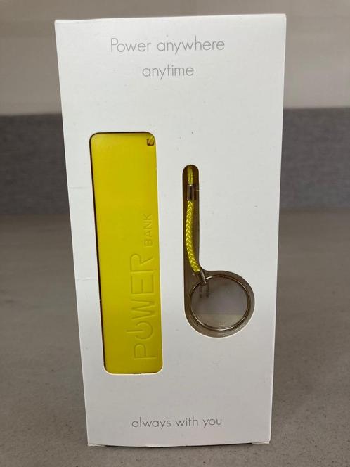 Powerbank 1000 mAh / 5V met sleutelhanger (NIEUW), Telecommunicatie, Powerbanks, Nieuw, Ophalen of Verzenden