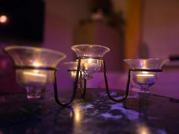 Vintage Kandelaar voor 4 Kaarsen beschikbaar voor biedingen