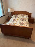 Antiek Bed + Nachtkastjes Afhalen voor twee Kratjes Heineken, Ophalen, Gebruikt, Bruin, 190 cm of minder