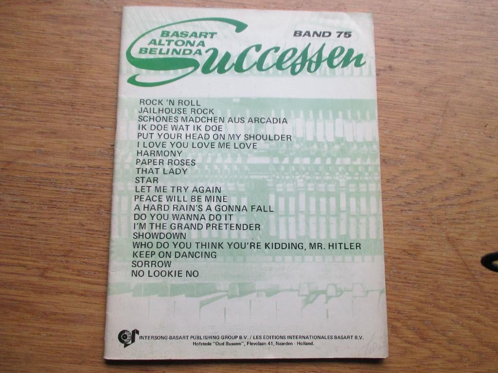 BASART SUCCESSEN BAND 75, Gebruikt, Ophalen of Verzenden, Artiest of Componist, Populair