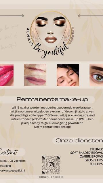 Permanente Make-Up beschikbaar voor biedingen