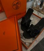Hermes slippers, Kleding | Dames, Ophalen of Verzenden, Nieuw, Zwart