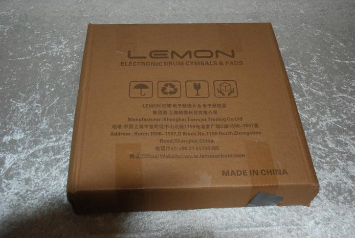 Lemon Dual trigger cymbalpad 15 inch   <26260143>, Muziek en Instrumenten, Instrumenten | Onderdelen, Gebruikt, Drums of Percussie