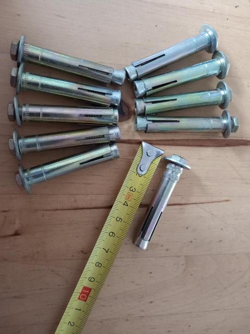 Keilbouten M6 10 stuks, Doe-het-zelf en Verbouw, IJzerwaren en Bevestigingsmiddelen, Nieuw, Bouten of Moeren, Ophalen of Verzenden