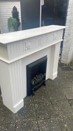 Elecktrische kachel met sierlijke schouw, Ophalen, Zo goed als nieuw, Vrijstaande haard