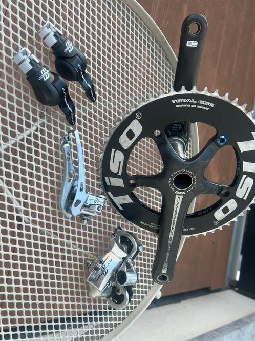 Campagnolo TT 11 speed groepset Athena, Fietsen en Brommers, Fietsonderdelen, Gebruikt, Racefiets, Ophalen of Verzenden