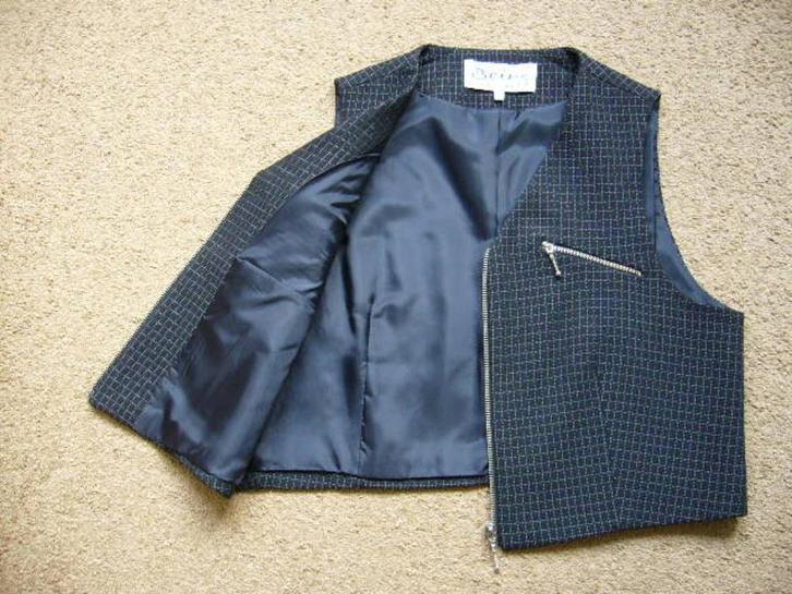 Being Collections gilet mt S - M splinternieuw, Kleding | Dames, Jasjes, Kostuums en Pakken, Nieuw, Jasje, Maat 36 (S), Zwart