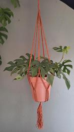 Macramé Plantenhanger - Koper/Antraciet/taupe, Ophalen of Verzenden, Nieuw