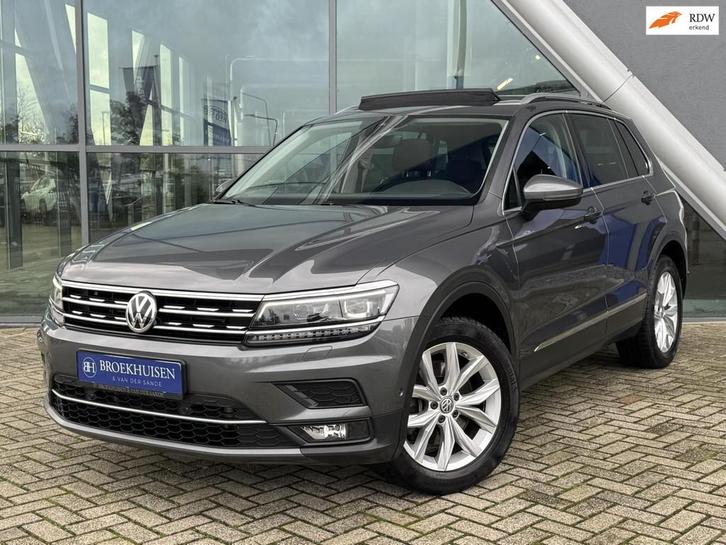 Volkswagen Tiguan 2.0 TSI 4Motion Highline 180pk Panoramadak, Auto's, Volkswagen, Bedrijf, Te koop, Tiguan, 4x4, ABS, Achteruitrijcamera