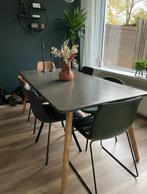 6x eetkamerstoelen verschillend zwarte poten, Huis en Inrichting, Stoelen, Ophalen, Gebruikt, Modern, scandinavisch, Vijf, Zes of meer stoelen