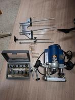 Topcraft Bovenfrees 1020W met accessoires, Gebruikt, Topcraft, Ophalen of Verzenden, Bovenfrees