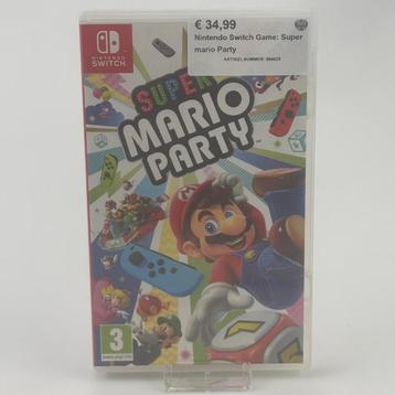 Nintendo Switch Game: Super mario Party beschikbaar voor biedingen