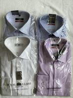 4 nieuwe overhemden in verpakking maat 41, Kleding | Heren, Overhemden, Wit, Nieuw, Ophalen of Verzenden, Halswijdte 41/42 (L)