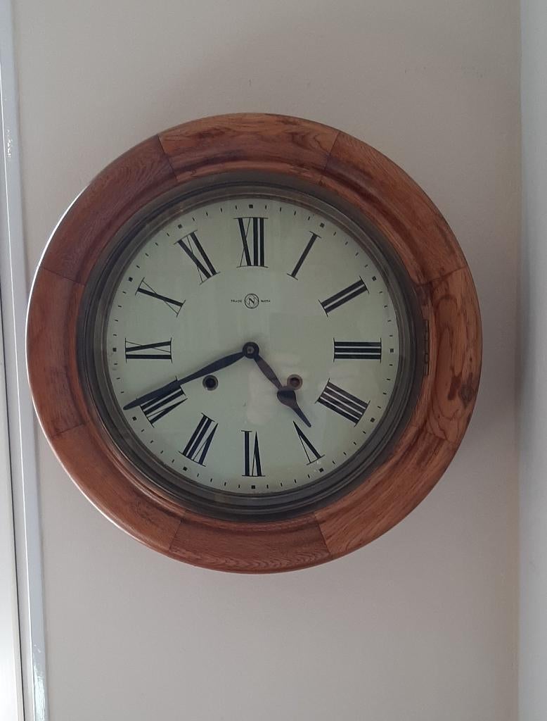 Wandklok Trade Mark, Ophalen, Gebruikt, Analoog, Wandklok