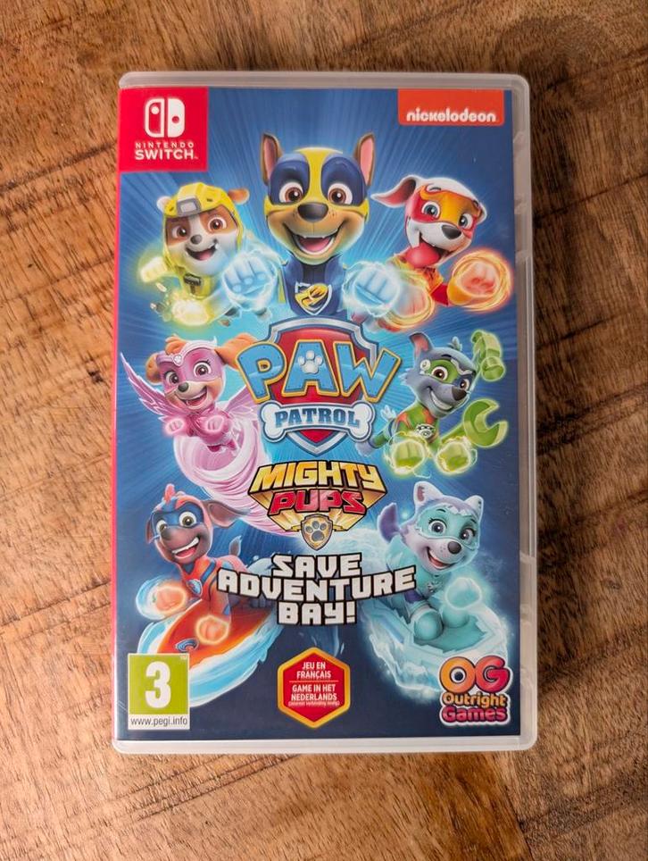 Paw Patrol Mighty Pups - Nintendo Switch, Spelcomputers en Games, Games | Nintendo Switch, Zo goed als nieuw, Avontuur en Actie