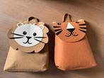 2x Opbergzakken Leeuw & Tijger, Ophalen, Gebruikt, Overige typen