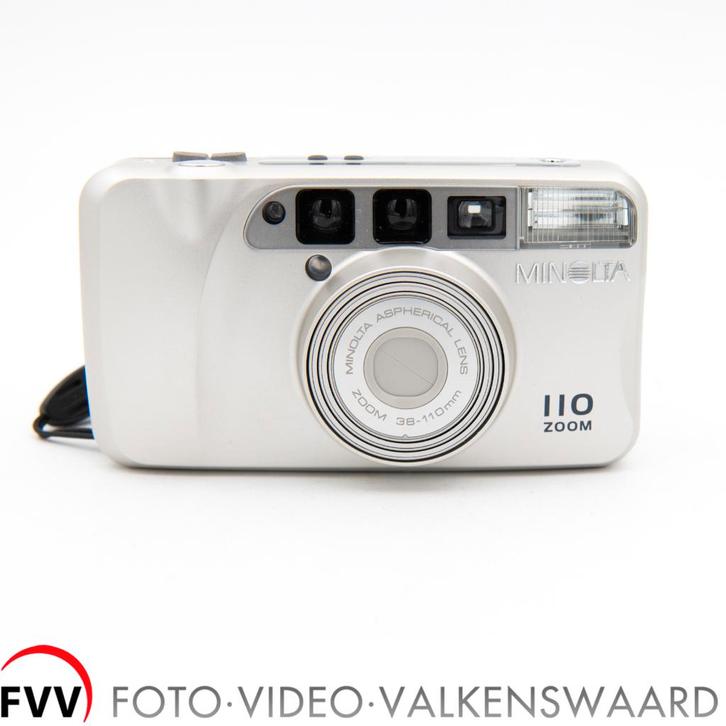 Minolta 110 zoom, Audio, Tv en Foto, Fotocamera's Analoog, Gebruikt, Compact, Minolta, Ophalen of Verzenden