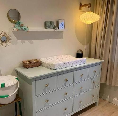 Ikea Hemnes ladekast commode 8 lades, 160x50diep, Huis en Inrichting, Kasten | Ladekasten, Gebruikt, Minder dan 100 cm, 150 tot 200 cm
