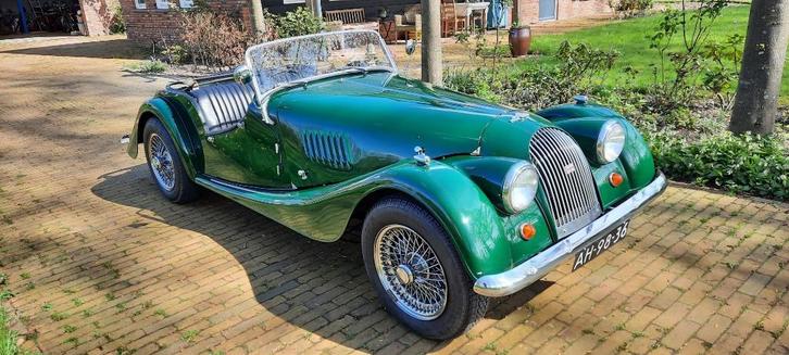 Morgan 4/4 1.5 1967 Groen, Auto's, Overige Auto's, Particulier, Benzine, Cabriolet, Handgeschakeld, Groen, Zwart, Kunstmatig leder