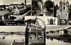 Groeten uit Bergen op Zoom - 6 afb+wapen o.a. stadhuis, park, Gelopen, Utrecht, 1960 tot 1980, Ophalen of Verzenden