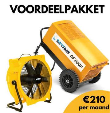 Goedkoop bouwdroger huren , beste prijs en service, 50€/week beschikbaar voor biedingen