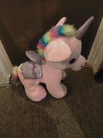 Grote unicorn knuffel, Kinderen en Baby's, Speelgoed | Knuffels en Pluche, Ophalen, Zo goed als nieuw, Overige typen