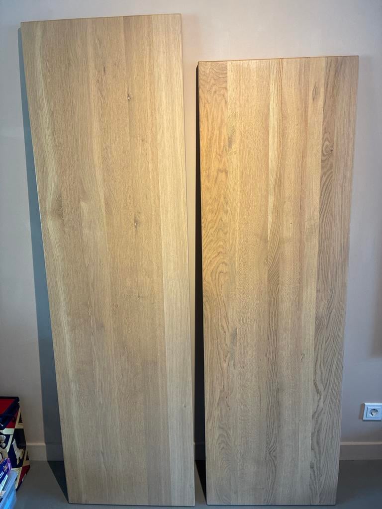 Massief Eiken Bladen - Ideaal voor IKEA lades!, Ophalen, Gebruikt, Eikenhout, 50 tot 100 cm