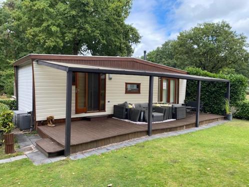 Compleet chalet met serre en meubels – 4x10m, Caravans en Kamperen, Stacaravans, tot en met 3, Ophalen
