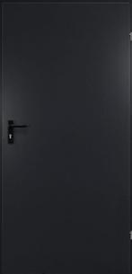 Deur staal volledig paneel b89,5 x h201 cm