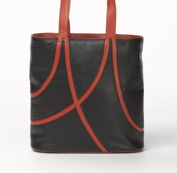 Krista van Dijk Handtas Zwart/Rood beschikbaar voor biedingen