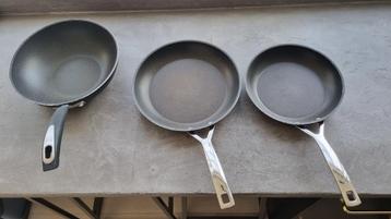 Le Creuset Koekenpannenset  beschikbaar voor biedingen