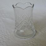 Kristal lepelvaasje geslepen glas ster vaasje, Ophalen of Verzenden