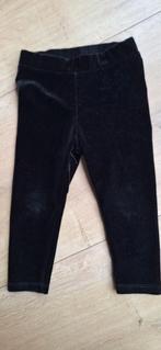 Zwart fluwelen broekje H&M maat 86, Broekje, Meisje, H&M, Ophalen of Verzenden