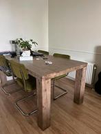 Acacia houten eettafel, Huis en Inrichting, Ophalen, Vijf personen of meer, Rechthoekig, 50 tot 100 cm