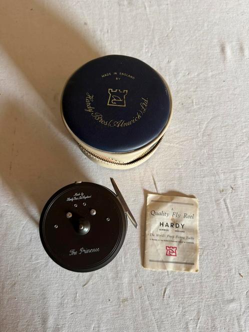 Hardy flyreel “The Princess” Vintage, Watersport en Boten, Hengelsport | Vliegvissen, Zo goed als nieuw, Molen, Ophalen of Verzenden