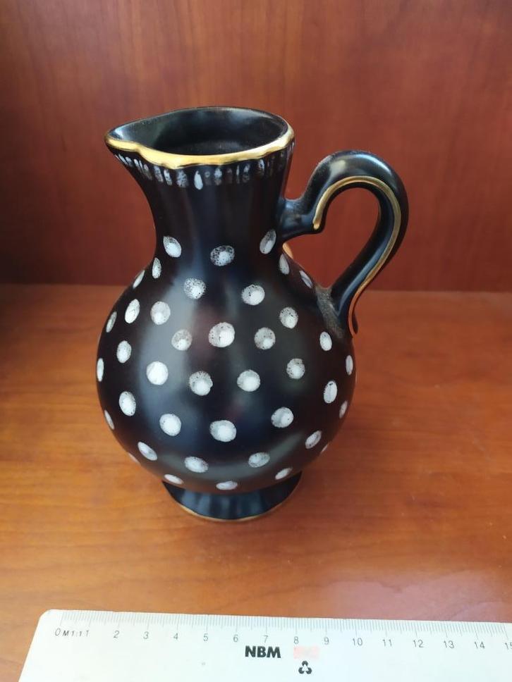 Kan Plateel Zuid-Holland (plazuid) uit Gouda, décor Pirette, Antiek en Kunst, Antiek | Keramiek en Aardewerk, Ophalen of Verzenden