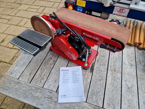 Einheill combi staande schuurbandmachene schuurmachine, Doe-het-zelf en Verbouw, Gereedschap | Schuurmachines, Zo goed als nieuw