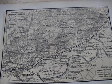 K 10 / Arnhem / Dieren/ Rheden  Foto Litho 1887 beschikbaar voor biedingen