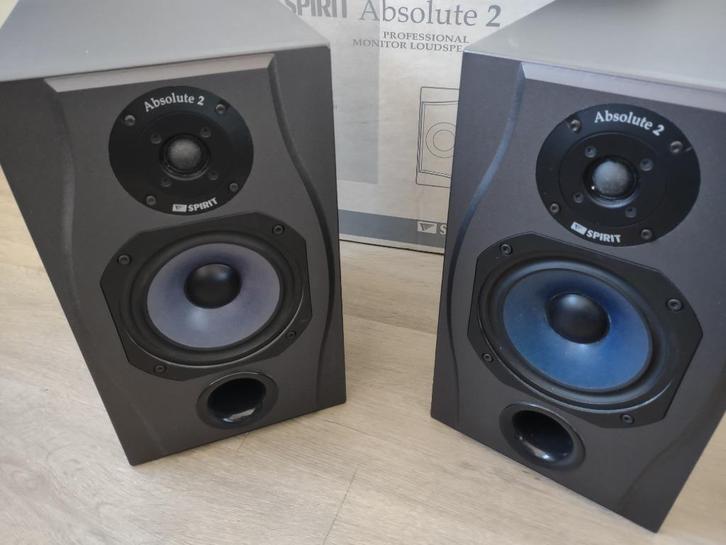 2 x Spirit Absolute 2 geluidsboxen in OVP & 4 speakerkabels, Audio, Tv en Foto, Luidsprekers, Gebruikt, 60 tot 120 watt, Overige merken