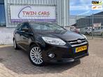 Ford Focus Wagon 1.6 EcoBoost Titanium Exnon Leer Navi, Gebruikt, 4 cilinders, Zwart, Stationwagon